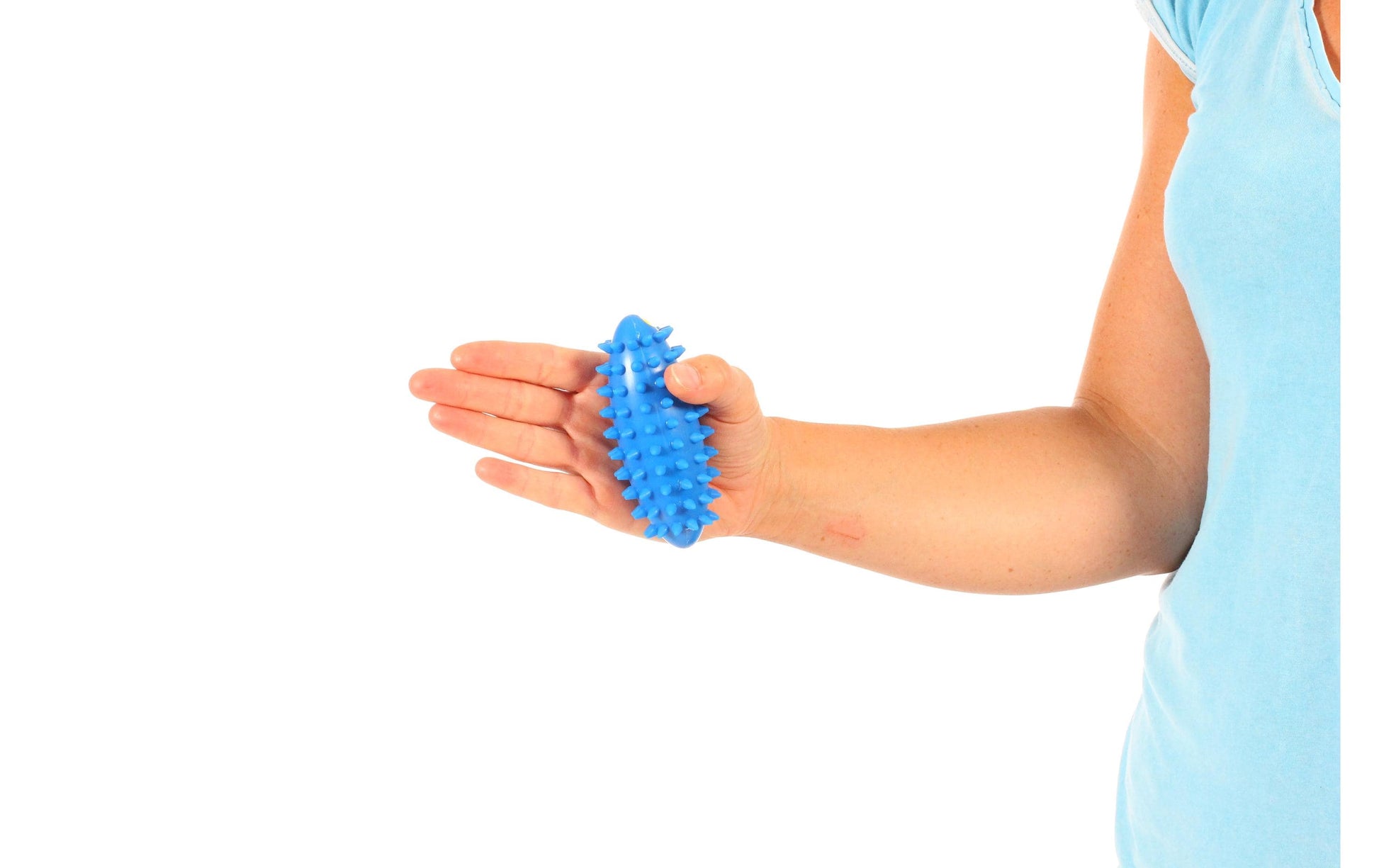 TOGU Massageball Hand Trainer Plus – 11 × 5 cm, 250 g – silber – Kunststoff