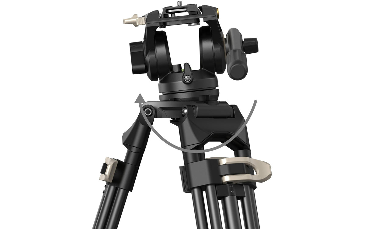SmallRig AD-01 Dreibeinstativ – Fluid-Kopf – bis 186 cm – 8 kg