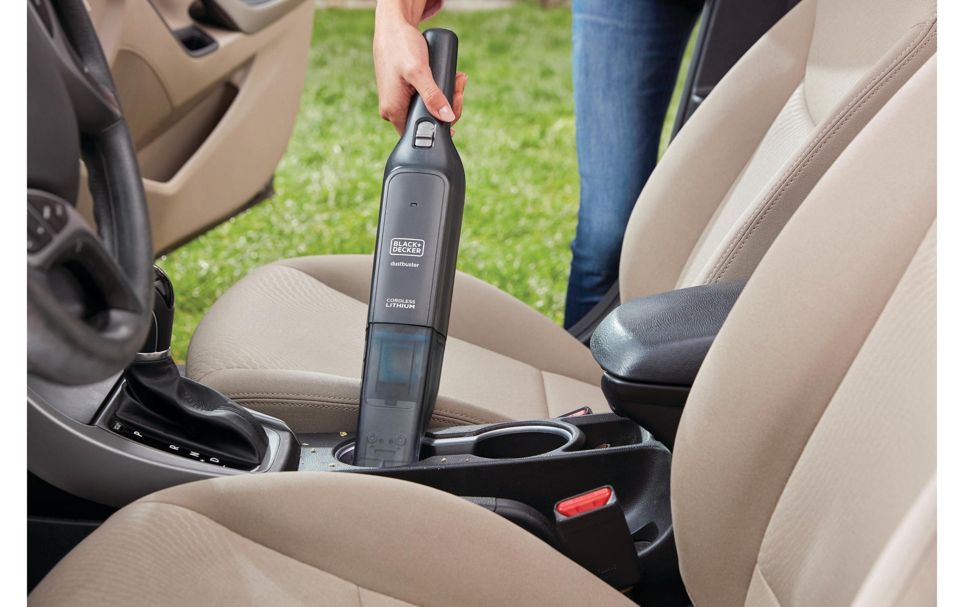 Black & Decker BLACK+DECKER Handstaubsauger Dustbuster XXL – 2000 mAh, 0,1 l, Akkubetrieb, 1 Stufe