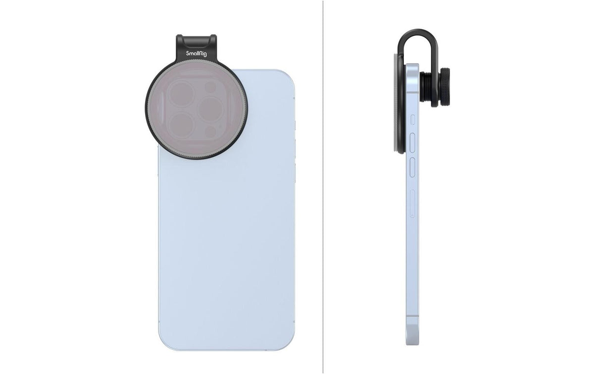 SmallRig 3845C – Smartphone-Filter – 52 mm Adapterring – Schwarz
