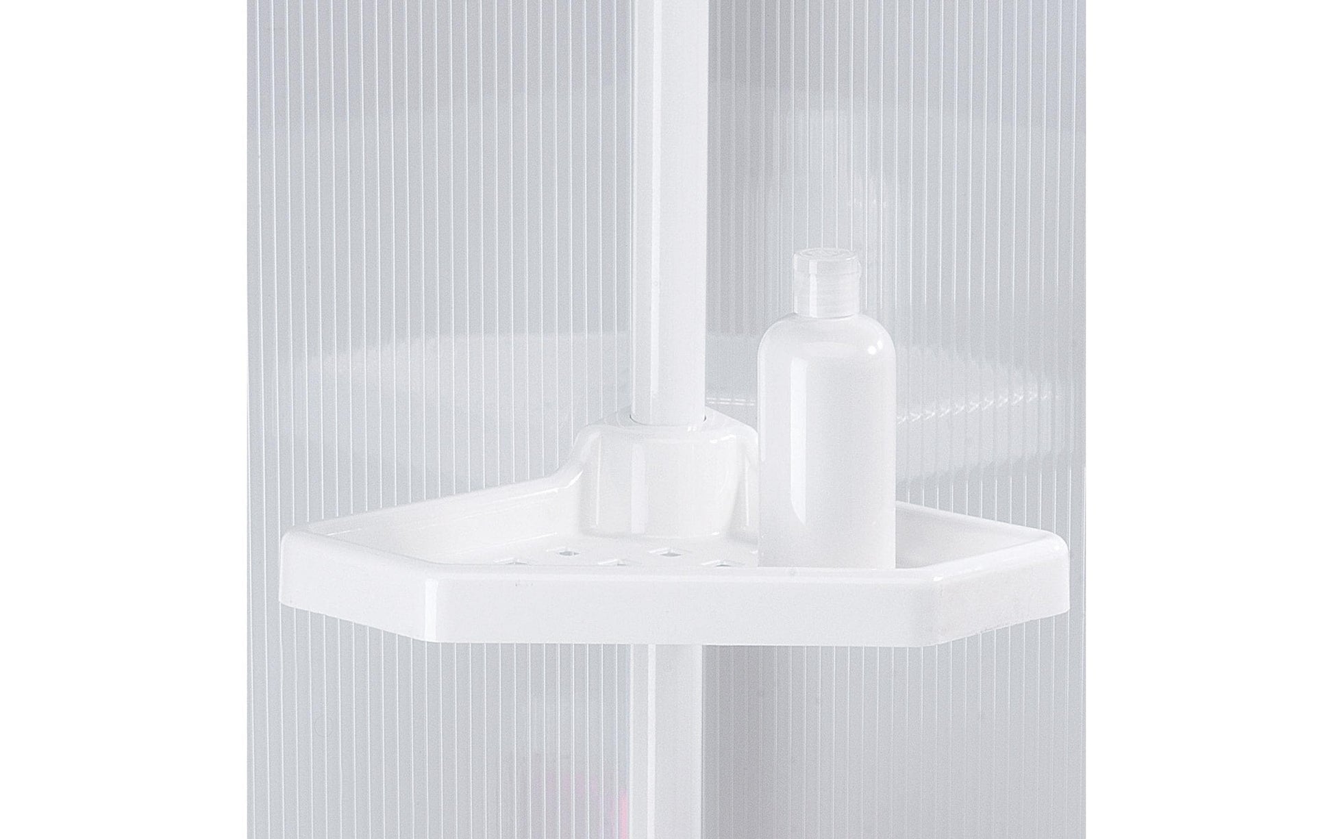 MSV Aufbewahrungsbox (Bad) – 24×24×260 cm, Polypropylen (PP)/Stahl, freistehend, Weiss