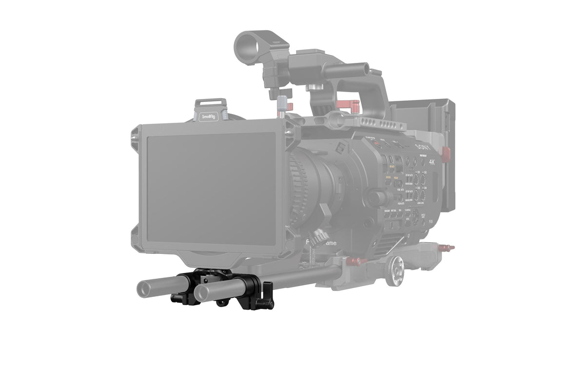 SmallRig 3652 Montageklemme – für Φ52–Φ95 mm, duale Φ15 mm Stangen, Star-Trail/Revo-Arcane u. a. – Schwarz