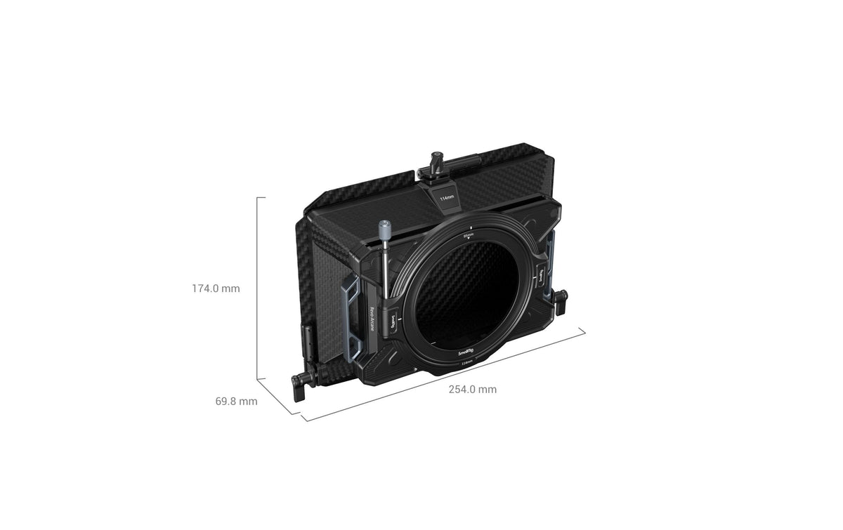 SmallRig 3641 Leichte MF Matte Box – 14 mm Filter – für Φ67–Φ82 mm, Φ114 mm und andere
