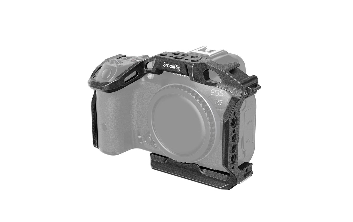 SmallRig Black Mamba Cage für Canon EOS R7 – Aluminium, 154,6 × 107,7 × 78 mm, 164 g – Schwarz