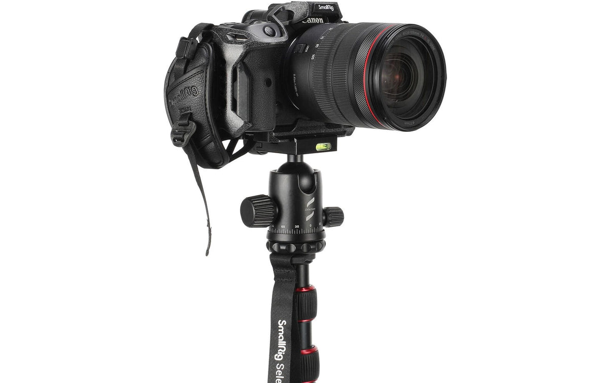 SmallRig 3848 Handriemen – Aluminiumlegierung, PU-Leder, 48,5 cm – für Digitalkameras – Schwarz