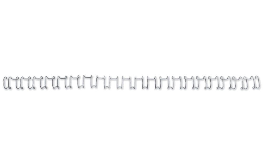 GBC Bindedisc-Ringe – für A4 – Ø 10 mm, silber, Draht – 100 Stk.