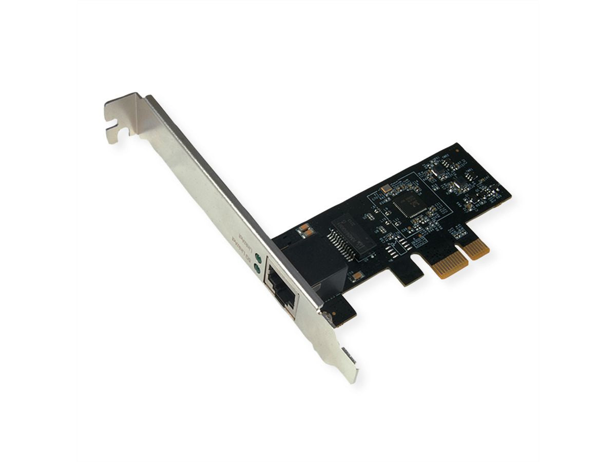 VALUE 5G-Karte – PCIe Gen3 x1, 1× RJ-45, Full-Profile, für Windows 10, Windows 11