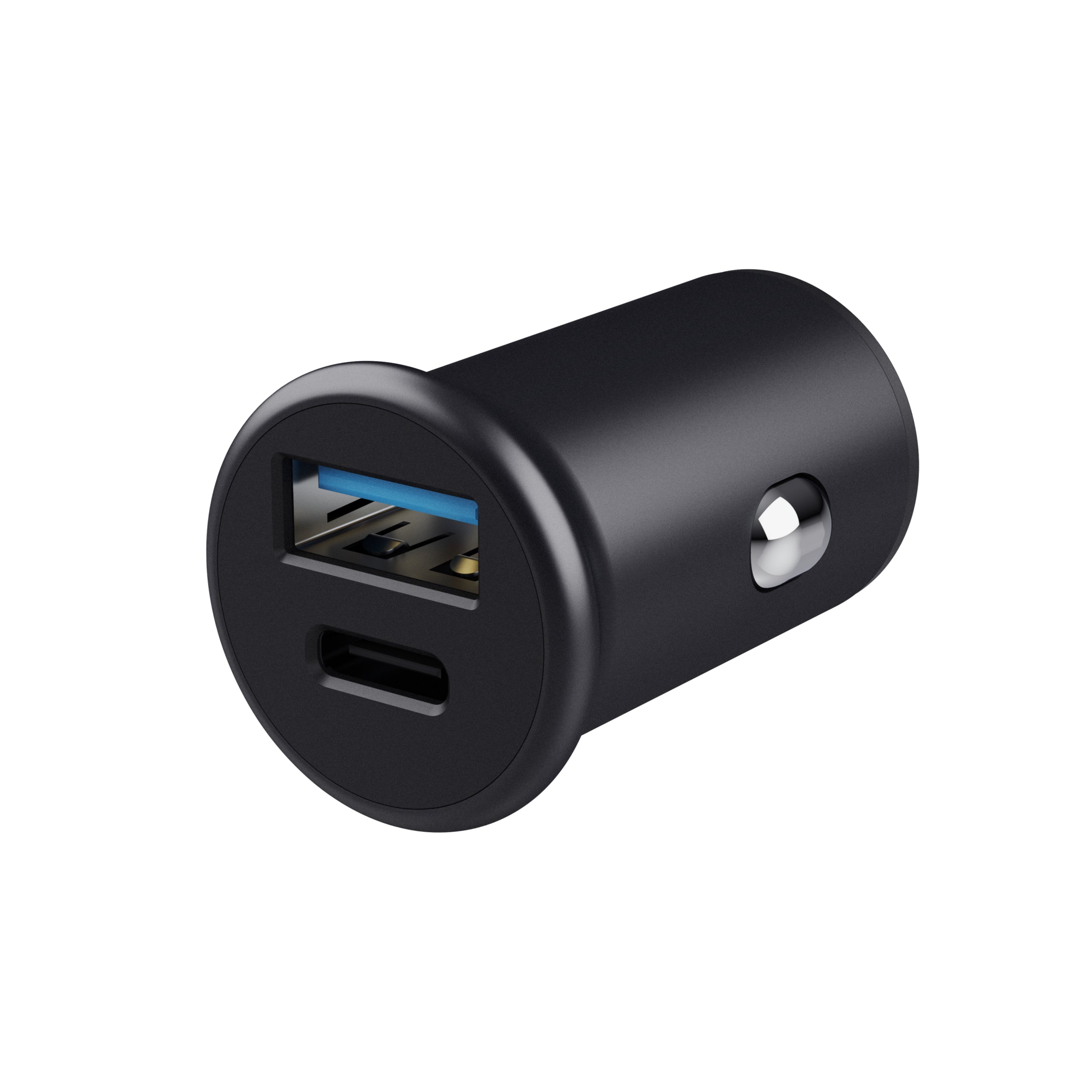 Trust Maxo Auto-Ladegerät 38 W – USB-C×1, USB-A×1 – PD, QC 3.0, PPS – für 12–24 V Fahrzeuge – Schwarz