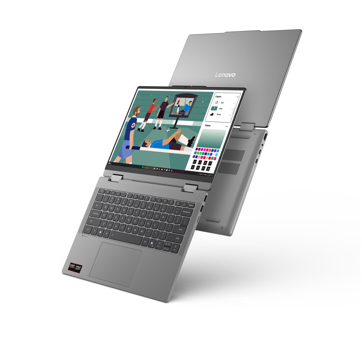 Lenovo Ideapad 5 2-In-1 14Agp11 – 14" WUXGA OLED Touch, Ryzen AI 7 445, 16 GB, 512 GB SSD, Win 11 Home