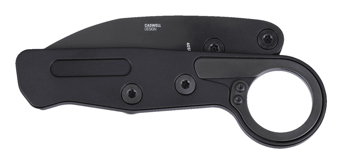 CRKT Provoke EDC – Klappmesser 65 mm, Aluminium, arretierbare Klinge, schwarz