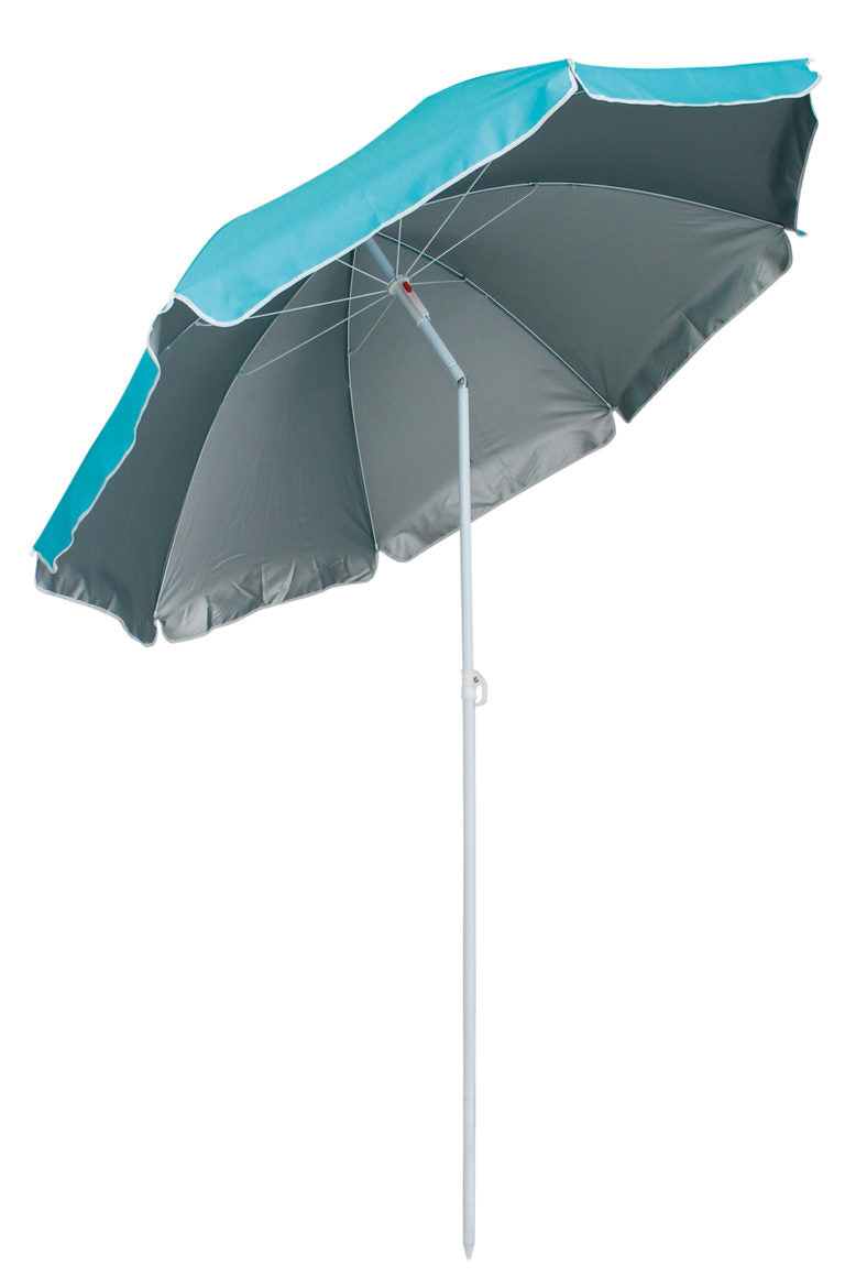 Eurotrail Strandschirm – Ø 180 cm – Blau