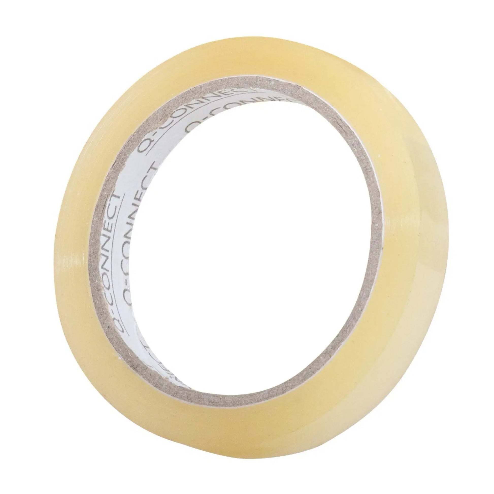 Q-Connect Klebeband – permanent, klar, Kunststoff, 15 mm × 66 m