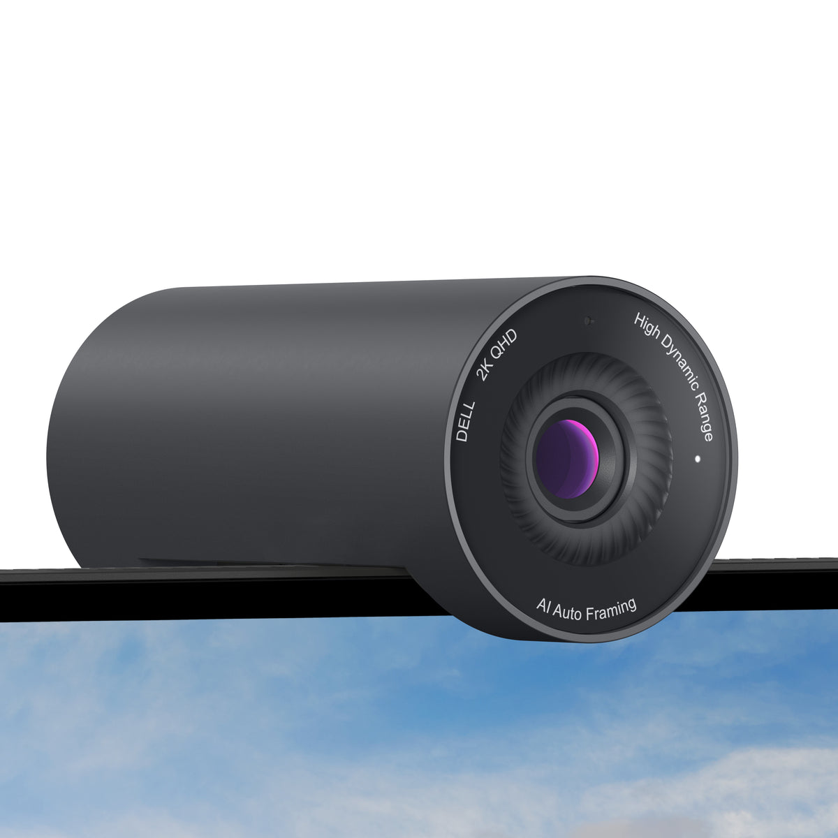 DELL WB5023 Webcam – 2K, 60 fps, Autofokus, USB 2.0, Sichtschutz – Schwarz