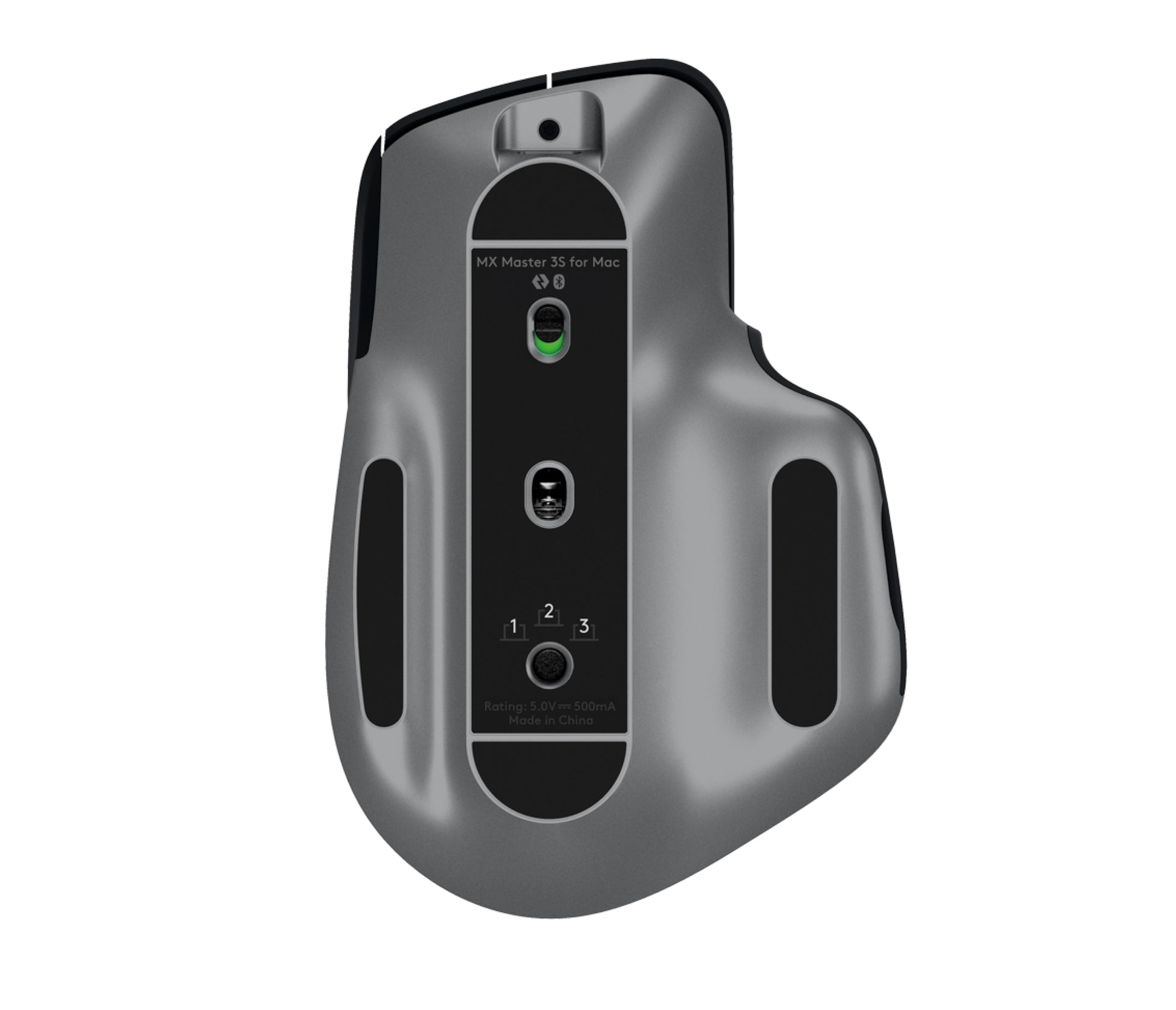 Logitech MX Master 3S für Mac Ergonomische Maus – kabellos, USB-A, 8'000 dpi, 7 Tasten, für Rechtshänder, grau