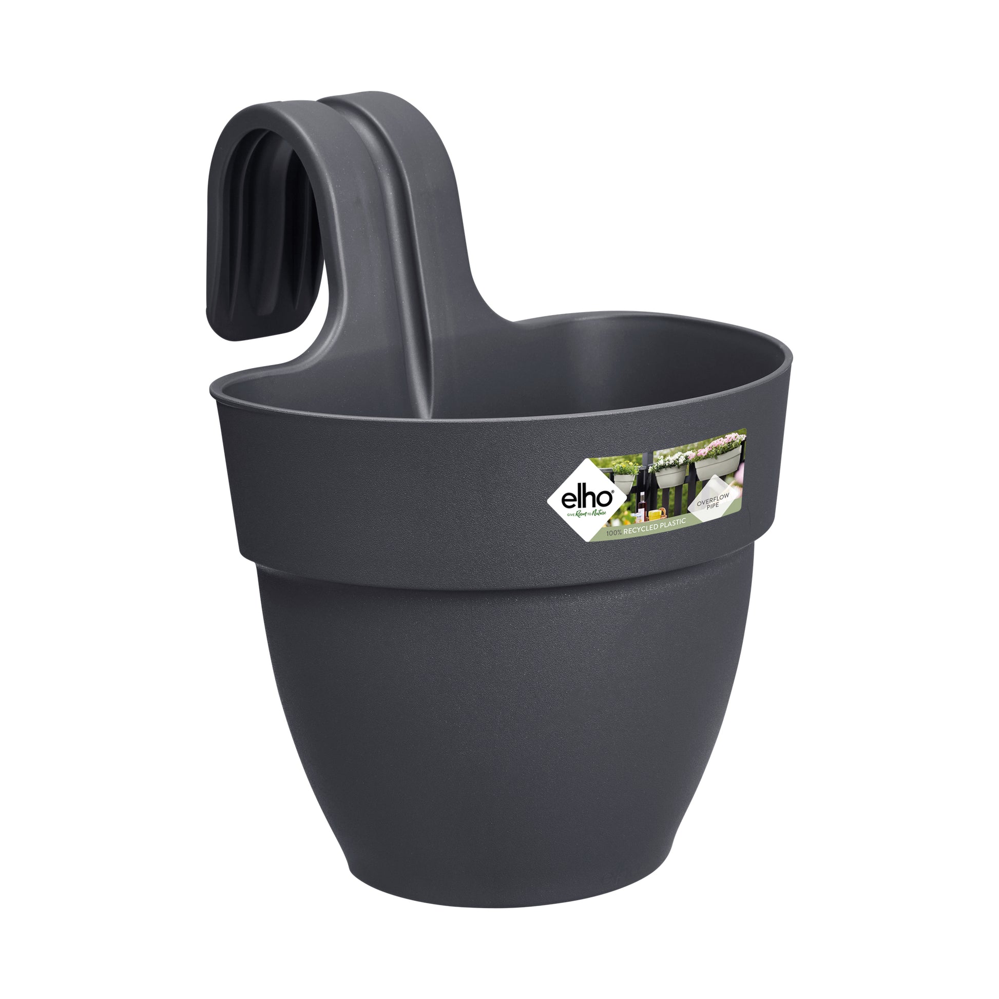 elho Pflanzgefäss – 2800 ml – Kunststoff, Schwarz