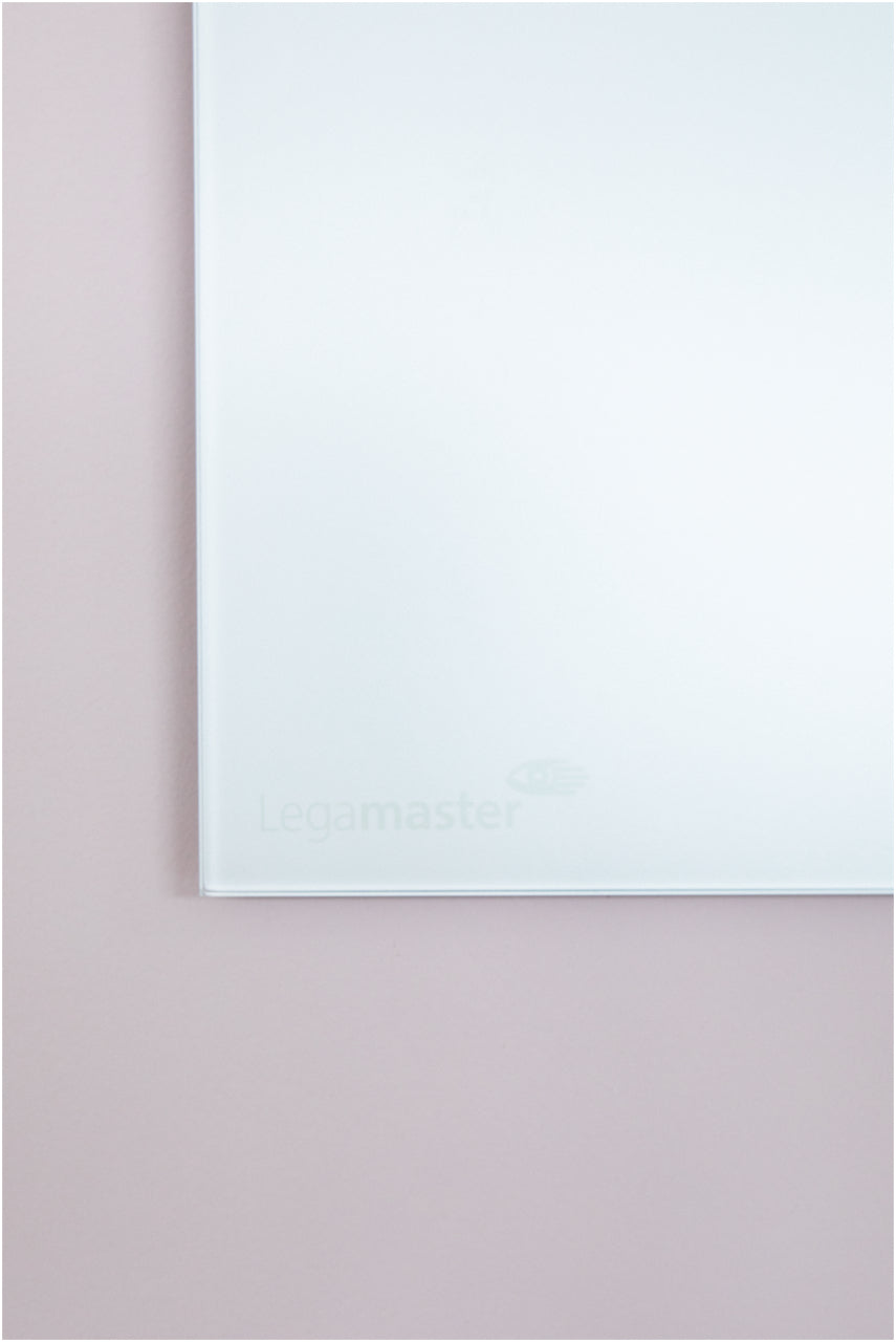 Legamaster Whiteboard – 120 × 90 cm, Glas, magnetisch, Wandmontage, inkl. 2 Magnete