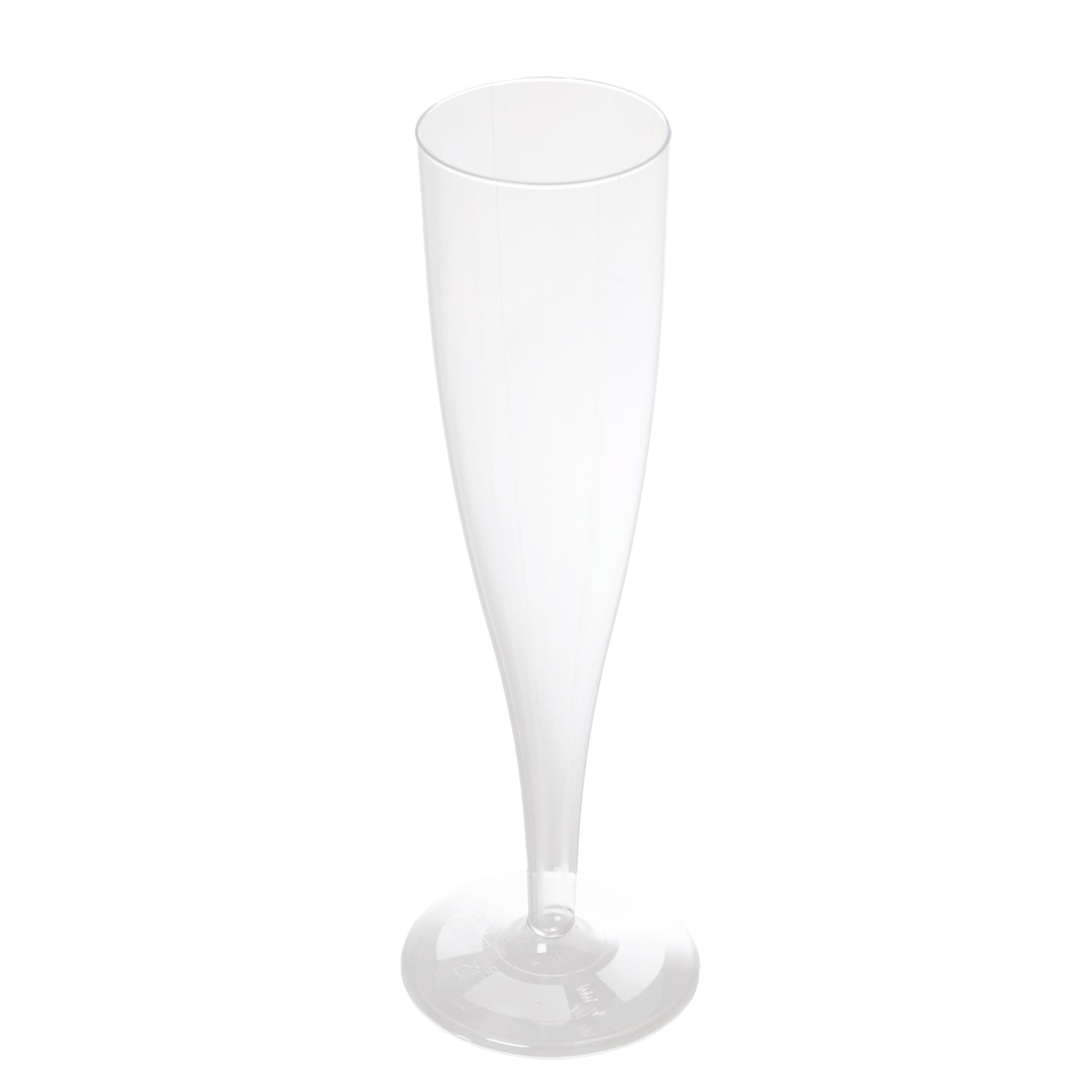 Elco Champagner-Glas, Kunststoff – 1 dl – transparent – 6 Stk.