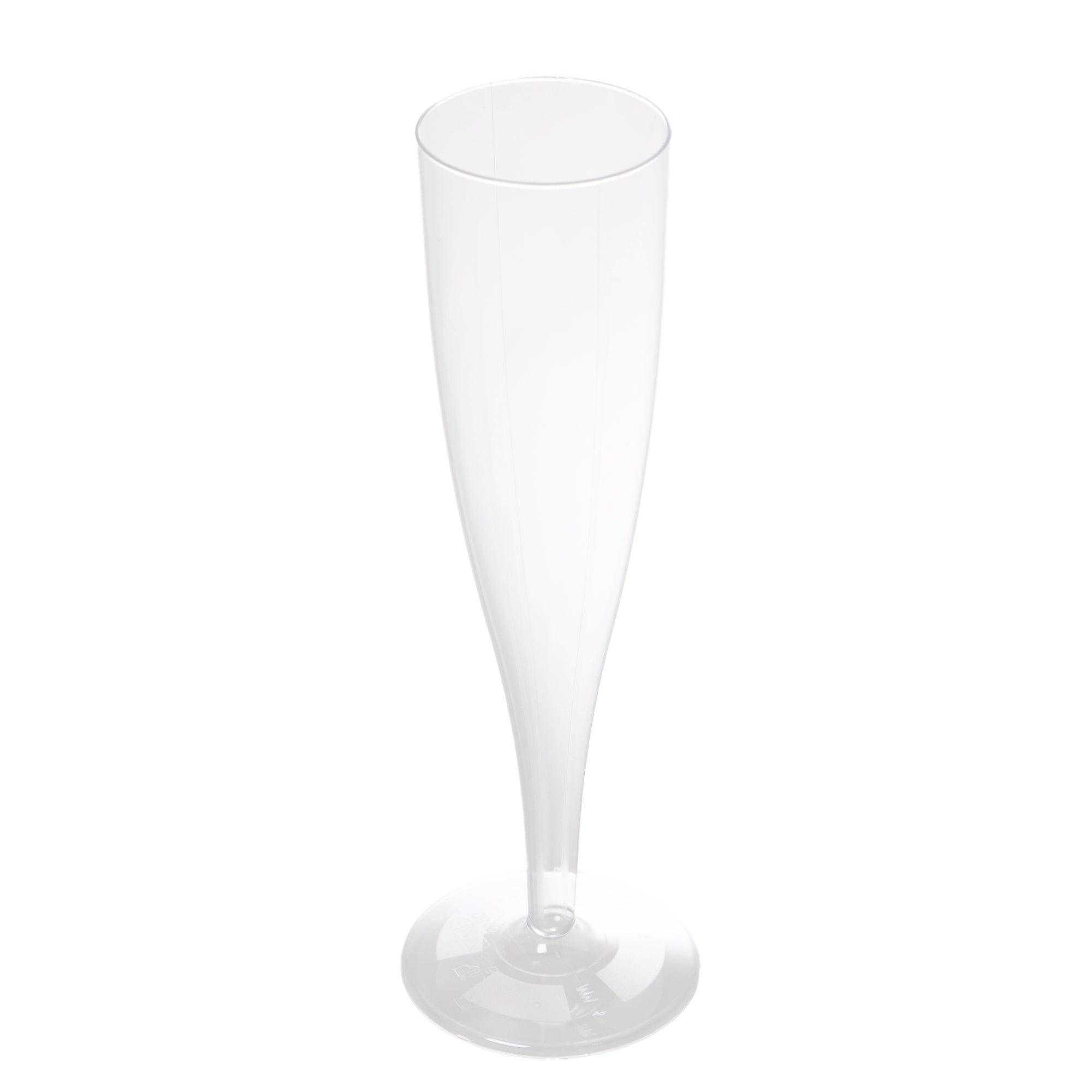 Elco Champagner-Glas, Kunststoff – 1 dl – transparent – 6 Stk.