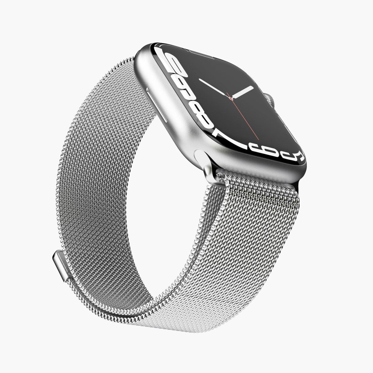 Vonmählen Milanese Loop 2 – Armband – für Apple Watch 44/45/49 mm, Silber, Edelstahl