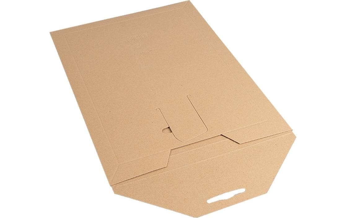 Owo-Zet Karton-Versandtasche – 215 × 270 mm, ohne Fenster, selbstklebend, braun – 50 Stk.