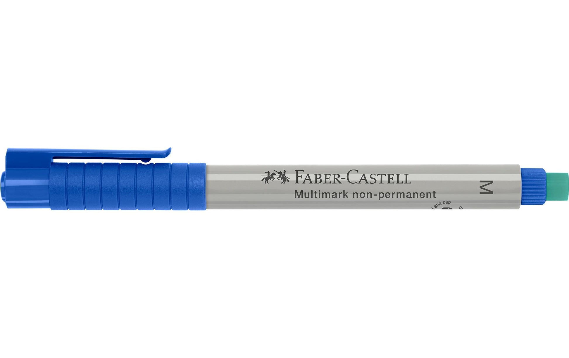 Faber-Castell OHP-Marker – blau, 10 Stk., feucht abwischbar – für Folien & glatte Oberflächen