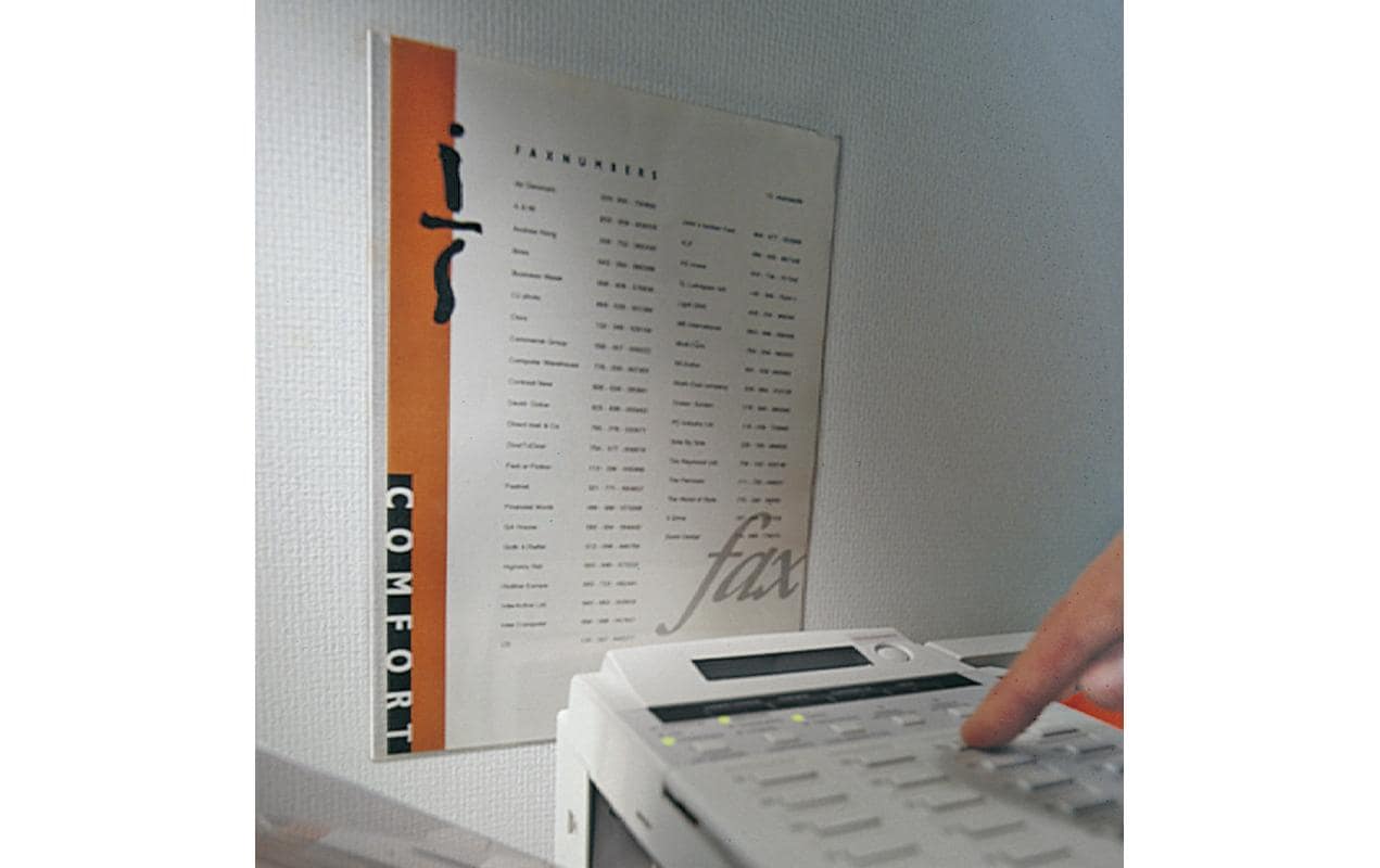 3L Sichtmappe A4 – transparent, Pappe, 50er-Pack