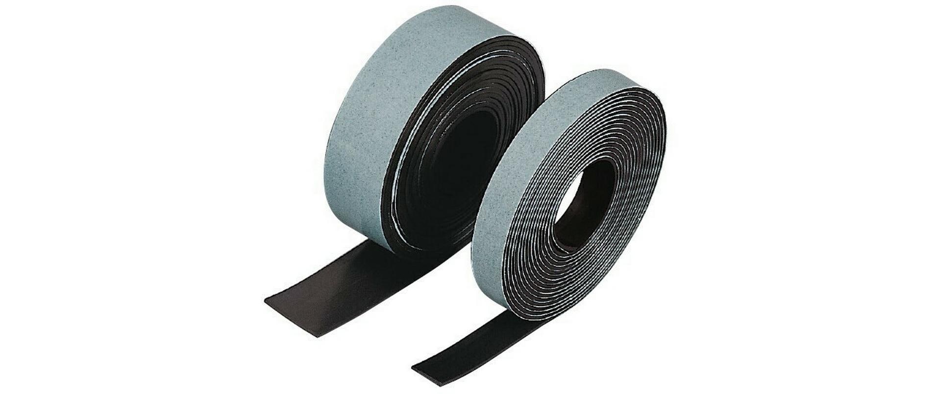 BEREC Magnetstreifen – 19 mm × 3 m, selbstklebend, schwarz