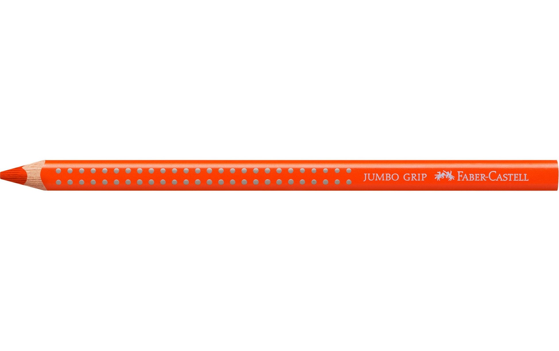 Faber-Castell Aquarellfarbstift Jumbo Grip – Dunkel Kadmiumorange, Ø 5,3 mm, Dreikantig, FSC