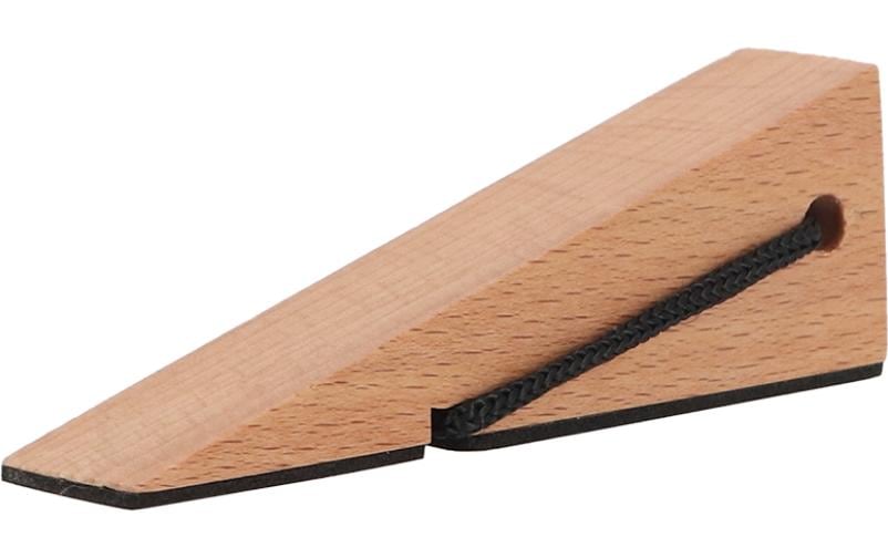 Esschert Design Türstopper Keil 120 × 27 × 43 mm, Holz, Polyester, EVA, freistehend