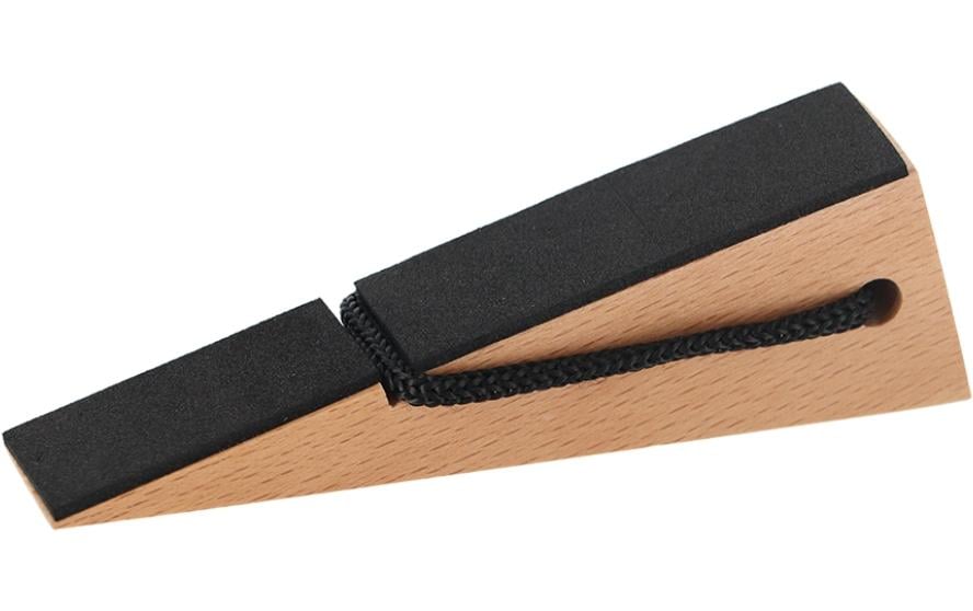 Esschert Design Türstopper Keil 120 × 27 × 43 mm, Holz, Polyester, EVA, freistehend