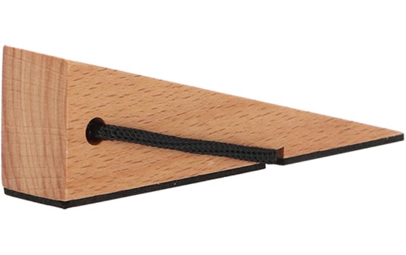 Esschert Design Türstopper Keil 120 × 27 × 43 mm, Holz, Polyester, EVA, freistehend