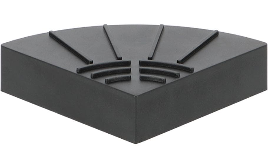 Esschert Design Pflanzenwagen – Kunststoff – Schwarz – Ø 105 × 29 mm – 4 Stück