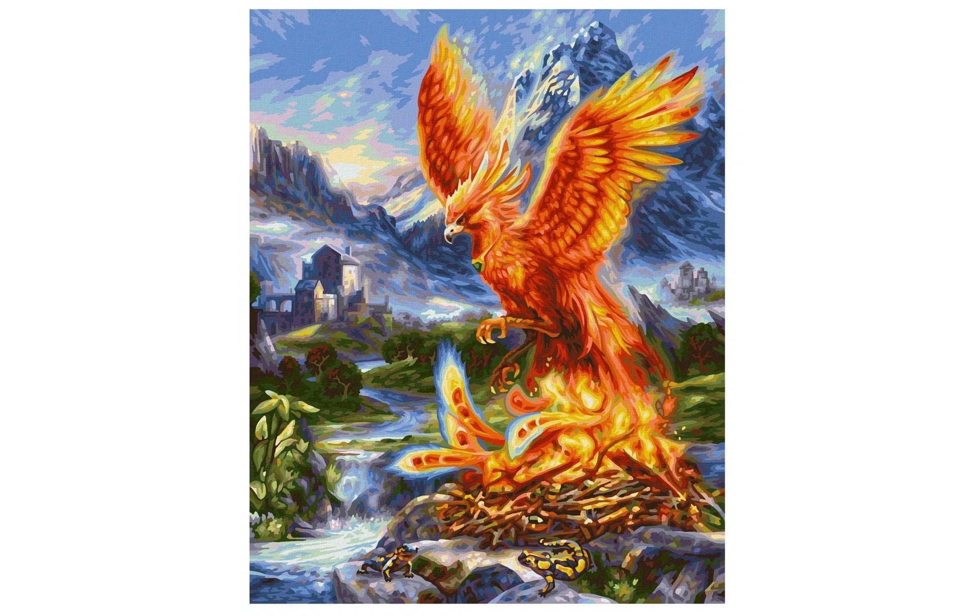 Schipper Malen-nach-Zahlen-Set – Phönix aus der Asche – 40 × 50 cm – ab 14 Jahren