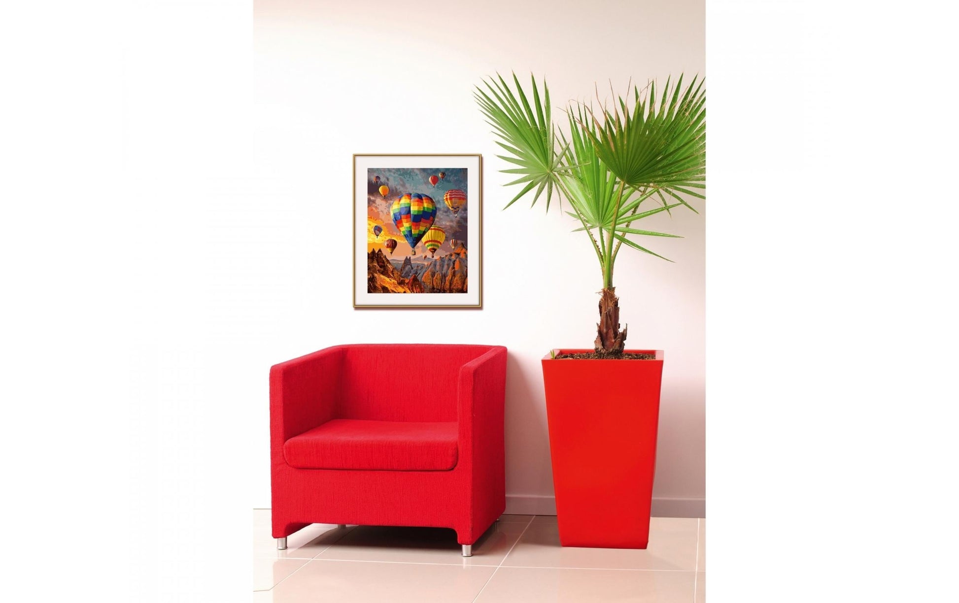 Schipper Malen-nach-Zahlen-Set – Heissluftballons – 40 × 50 cm – ab 14 Jahren