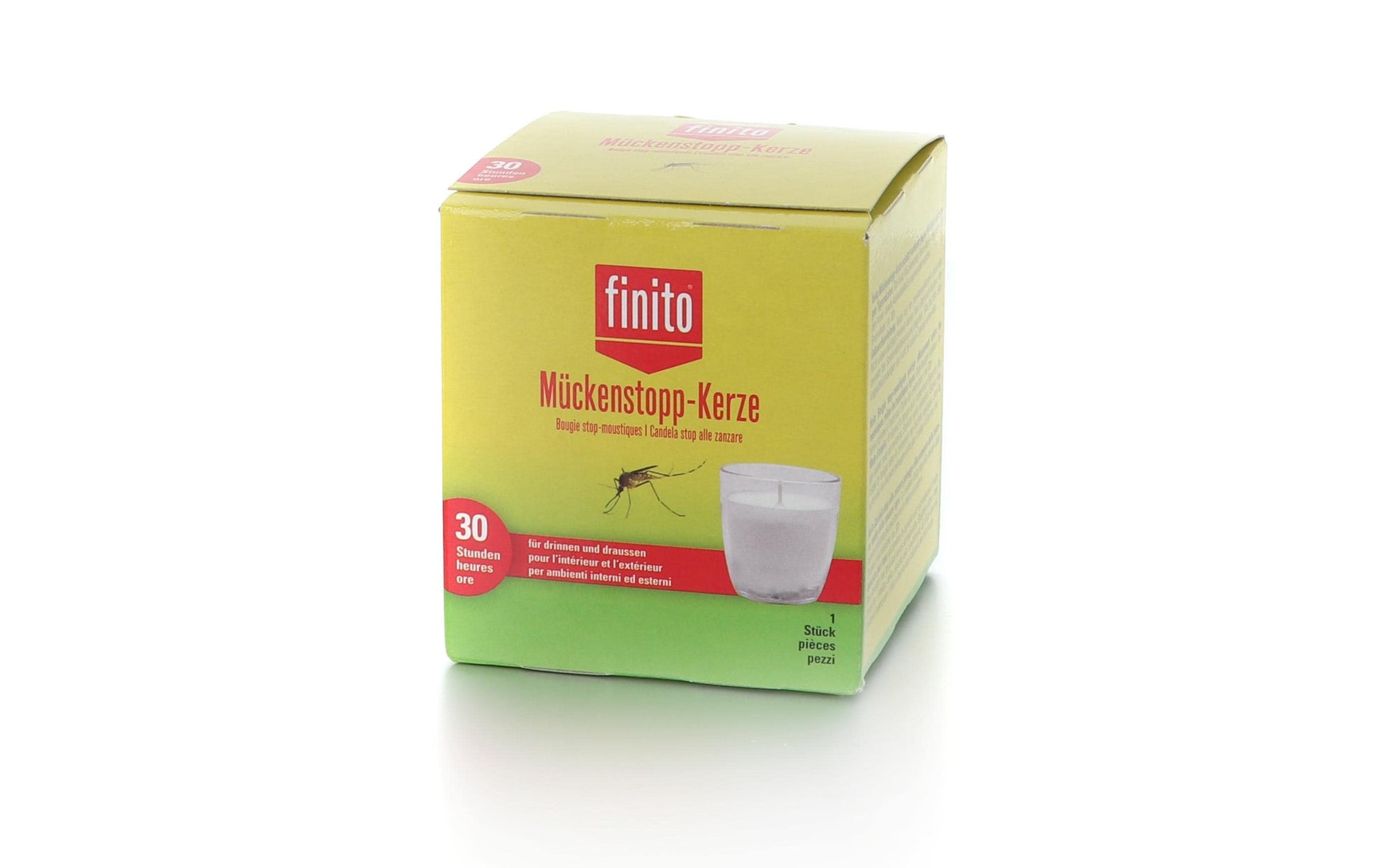Finito Insektenfalle – 7,5 × 7,0 cm – weiss – für Mücken