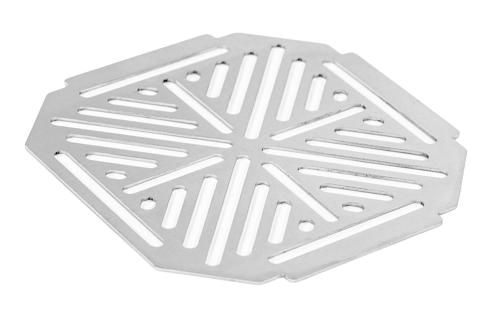 FENNEK Grillrost 11 × 11 × 0,1 cm, Edelstahl, silber, für HOBO