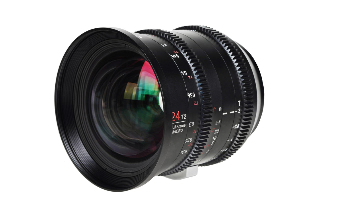 Sirui 780416 Arri PL Cine-Objektiv – 24 mm T/2 – Vollformat, Makro, manuell, 92 mm Filter