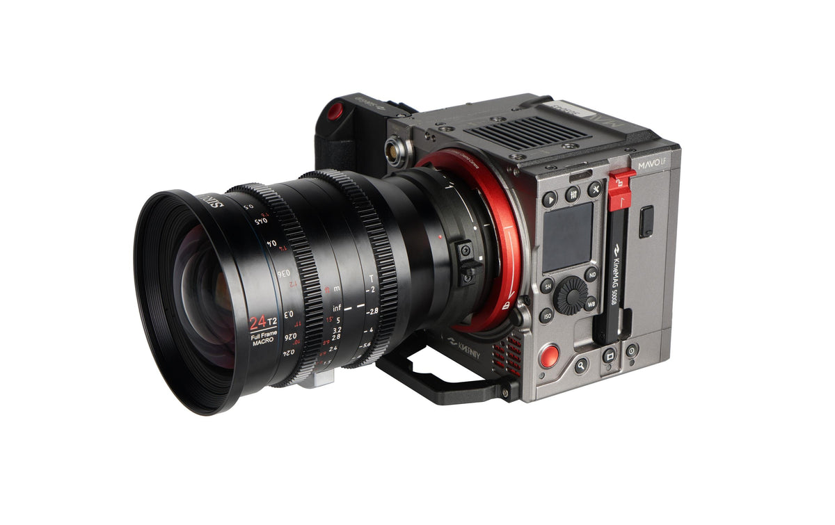 Sirui 780416 Arri PL Cine-Objektiv – 24 mm T/2 – Vollformat, Makro, manuell, 92 mm Filter