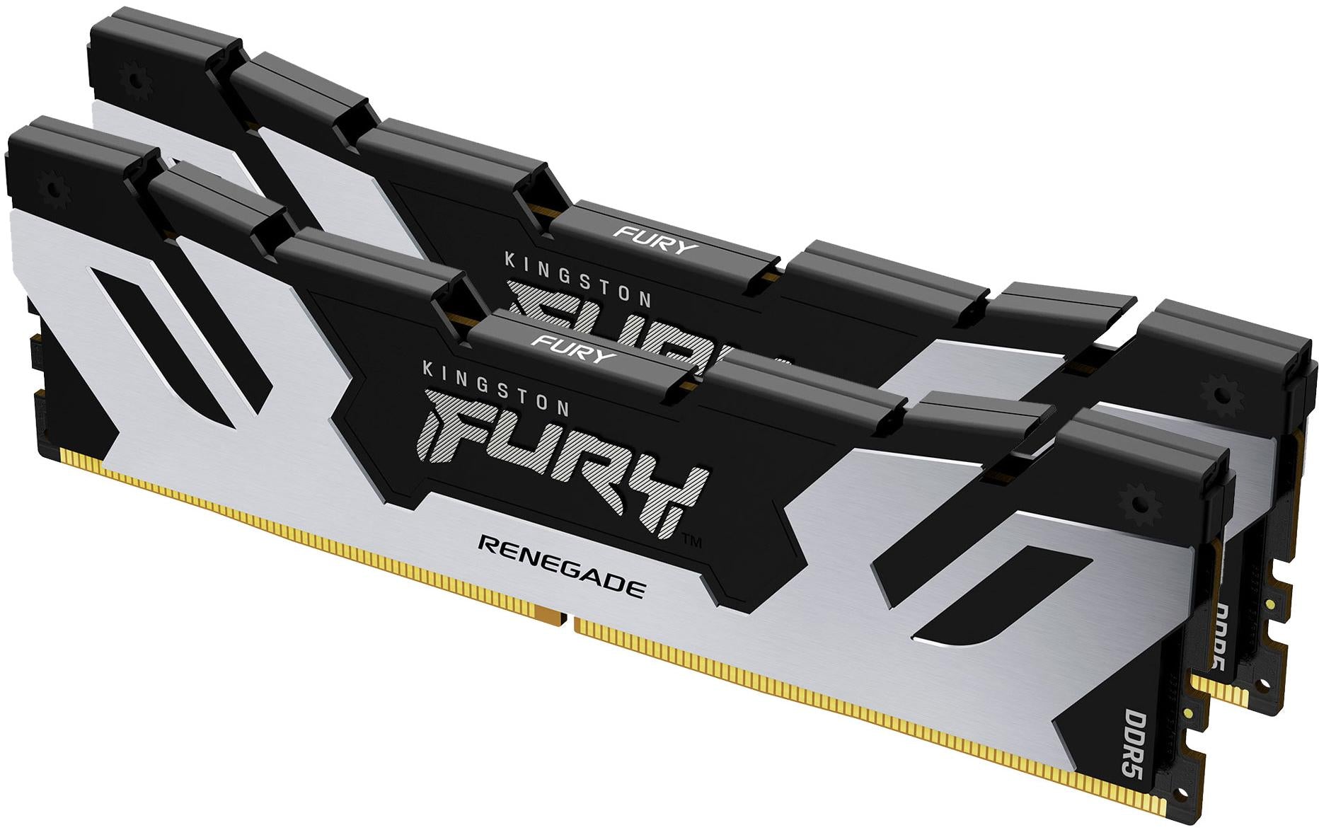 Kingston Technology Kingston Renegade Silver – 64 GB (2×32 GB) DDR5-6400 CL32, 288-Pin DIMM, XMP 3.0