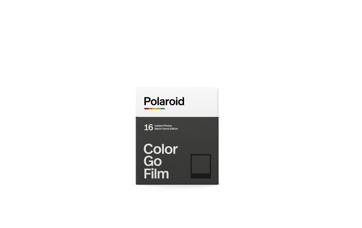 Polaroid Film Go Black Frame Sofortbildfilm – Bildgrösse 47 × 46 mm – für Polaroid Go – 16er-Pack