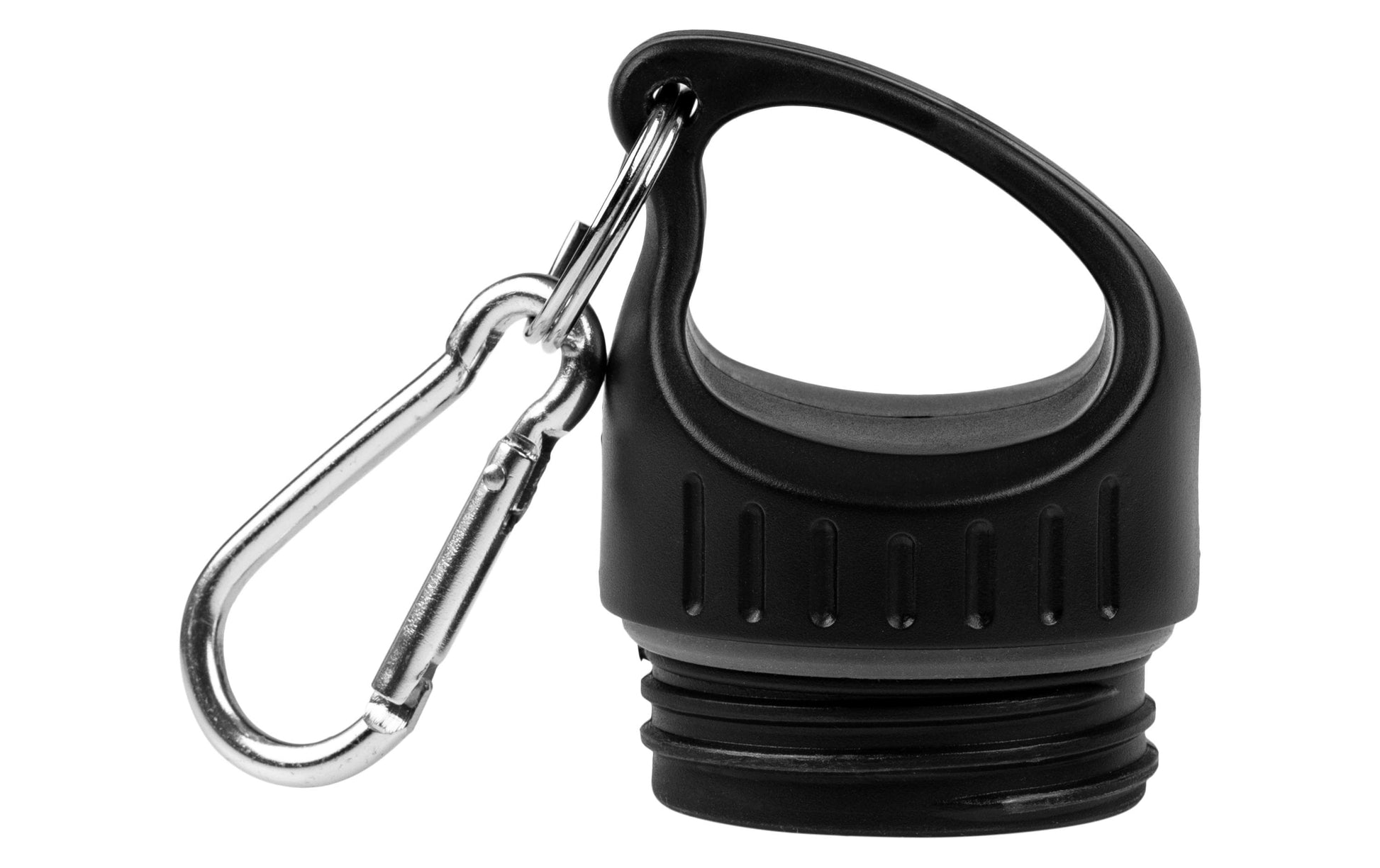 KOOR Trinkflasche 1,0 l – Edelstahl, Schraubdeckel, Schwarz
