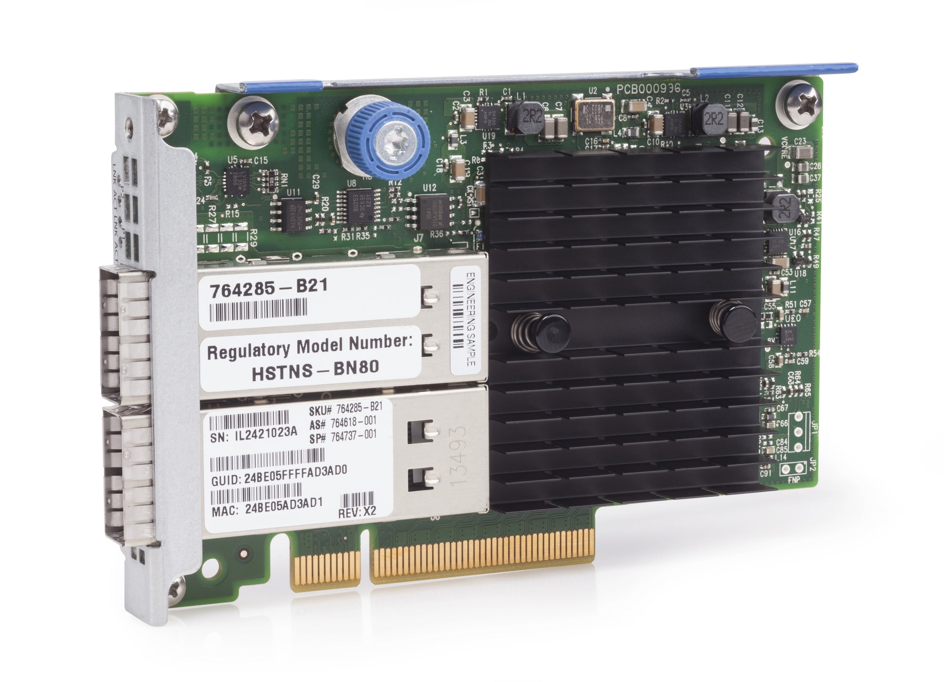 HPE 544+FLR-QSFP FlexibleLOM Netzwerkadapter – 40 Gbit/s, 2× QSFP, PCIe 3.0 x8, für HP ProLiant G9/Apollo