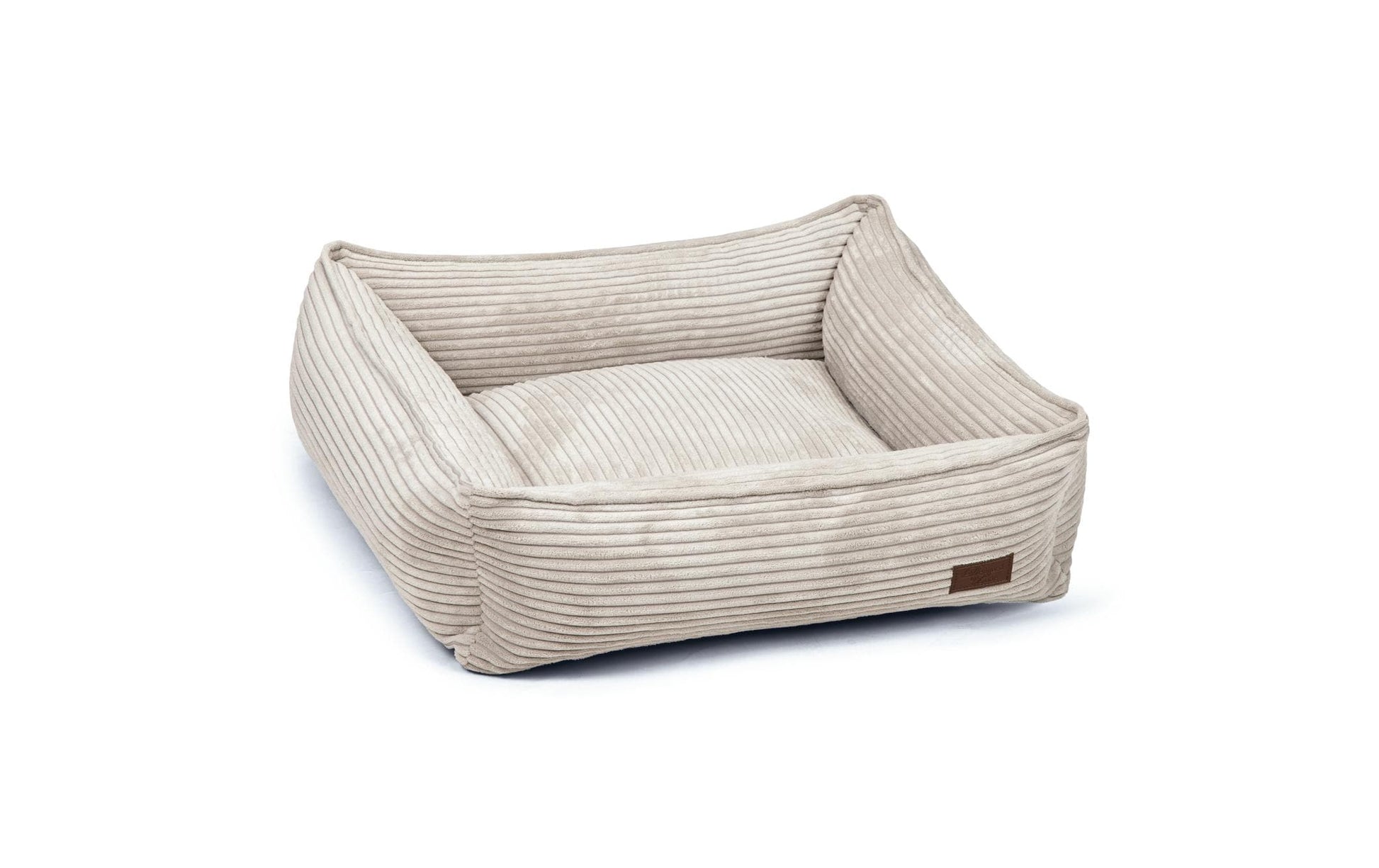 Designed by Lotte Sitzkissen – 65 × 60 × 20 cm, Samt, waschbar bei 30 °C, hellgrau