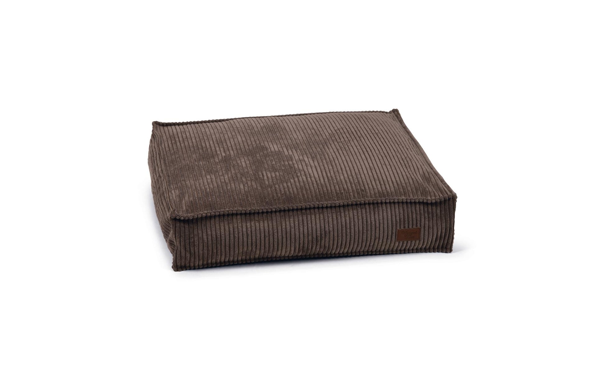 Designed by Lotte Sitzkissen – 70 × 55 × 15 cm, abnehmbarer Bezug, Samt, braun