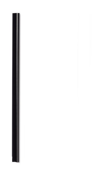 Durable 293101 Klemmschiene für A4, Kunststoff, Schwarz – bis 50 Blatt – 50 Stk
