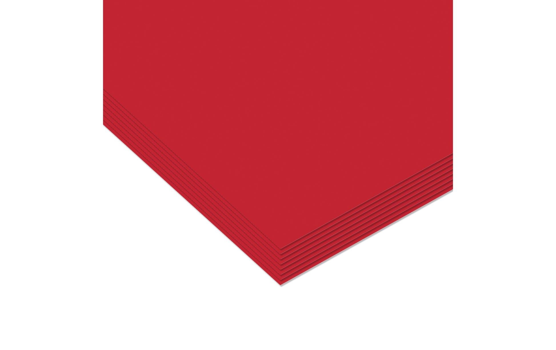 URSUS Transparentpapier – 70 × 100 cm, 42 g/m², rot, 25 Blatt