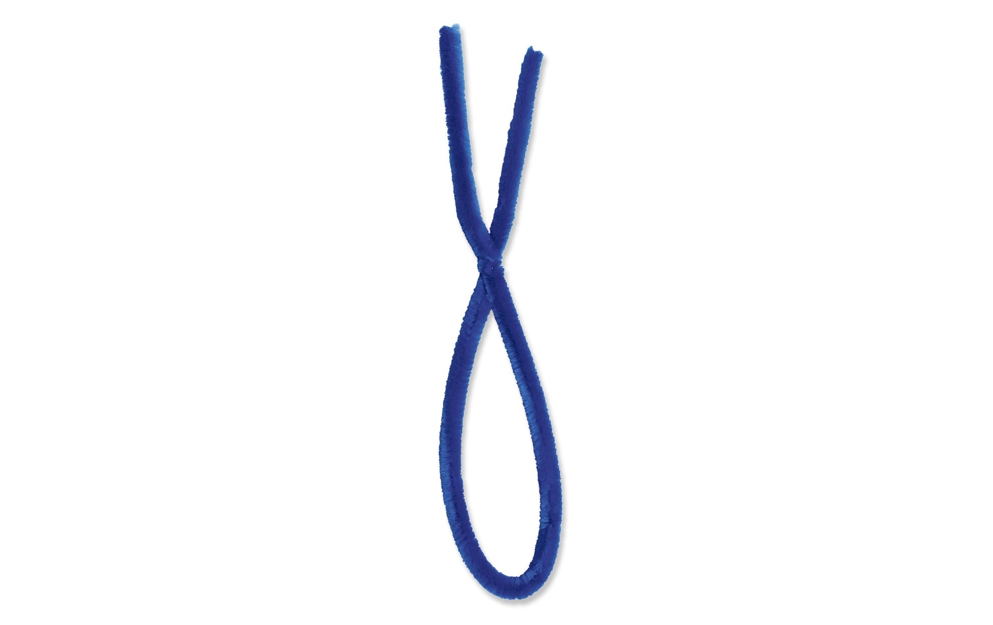 URSUS Pfeifenputzer, Chenilledraht, Blau, Ø 8 mm × 50 cm, 10 Stk.