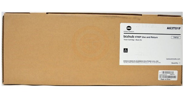 Konica Minolta TNP-34 (A63T01H) Schwarzer Toner – Original – 20'000 Seiten – für Konica Minolta Bizhub 4700P