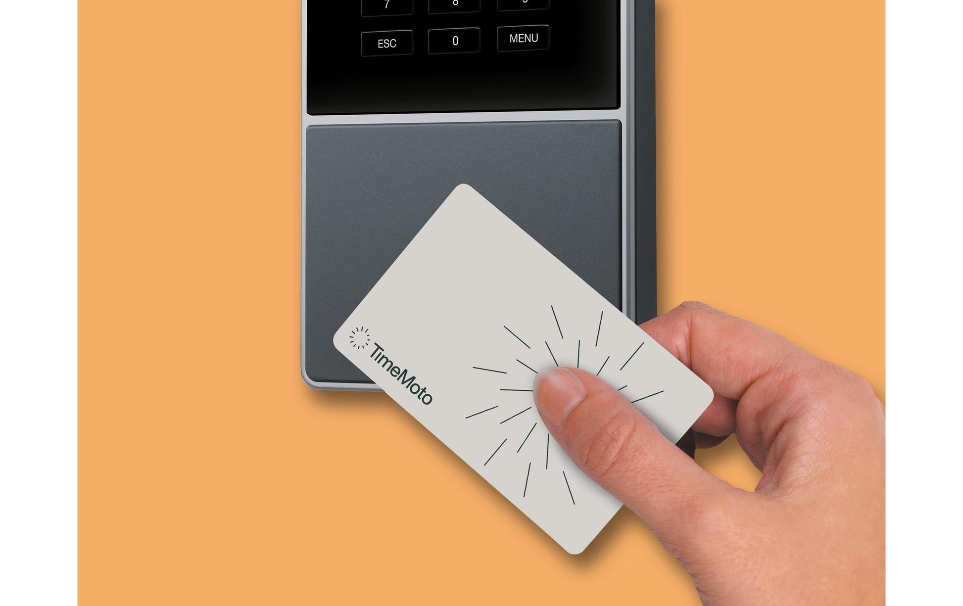 Safescan TM-616 Zutrittsterminal – 2,8" Display, RFID, Tastenfeld, verkabelt & kabellos, Netz, Wand