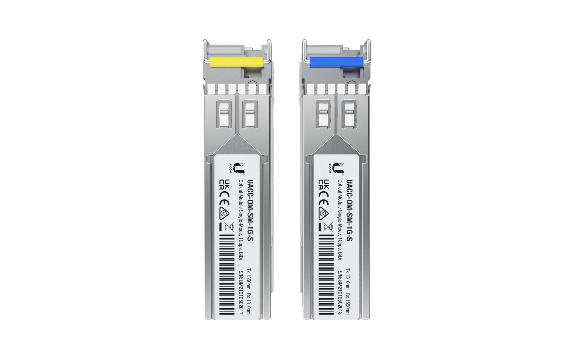Ubiquiti UACC-OM-SM-1G-S-2 – SFP-Transceiver – Single-Mode (SM), 1,25 Gbit/s, LC, 3000 m, 1310–1550 nm
